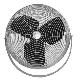 Industrial blower provides increased worker comfort.